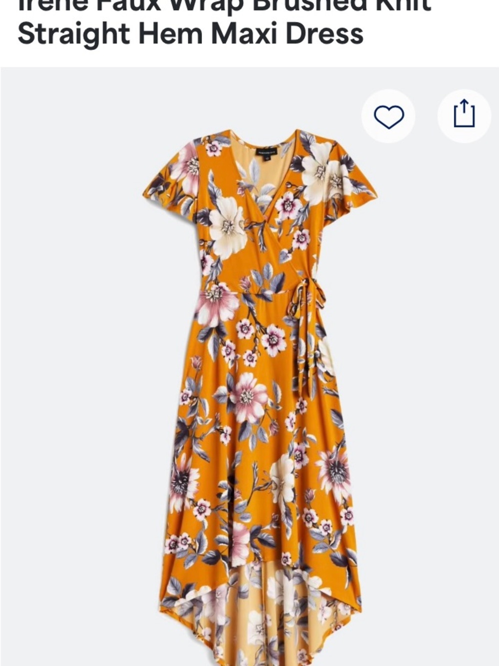 Fortune + Ivy Irene hi low dress